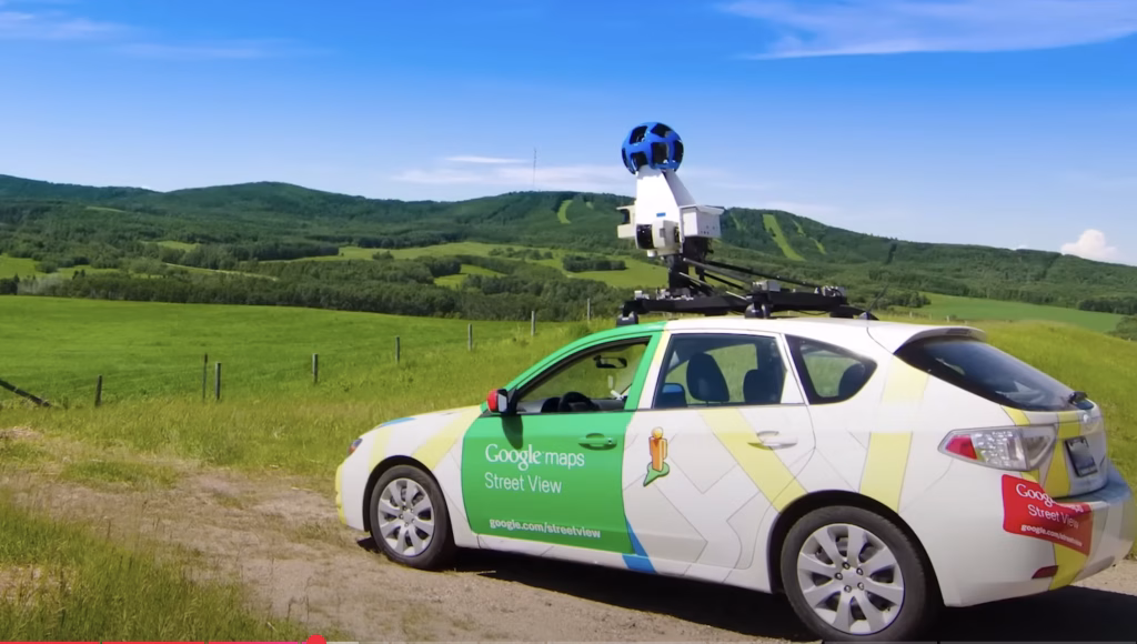 google earth car