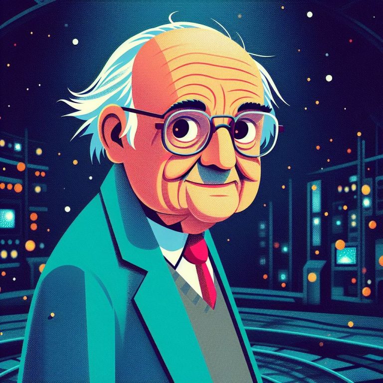 Peter Higgs, physicist who discovered the boson, kurzgesagt style