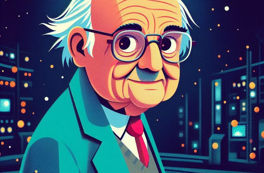 Peter Higgs, physicist who discovered the boson, kurzgesagt style