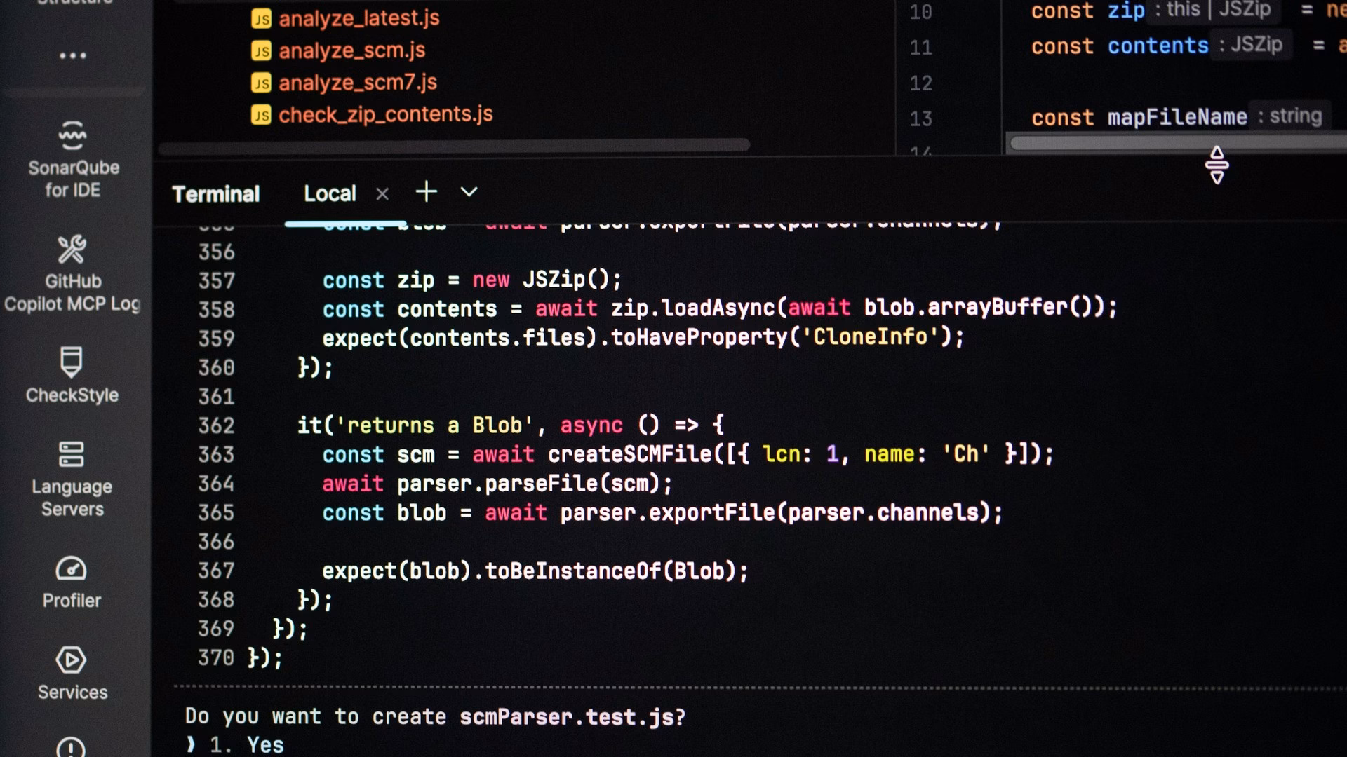 Software developer terminal with code, illustrating Meta's Muse Code coding agent