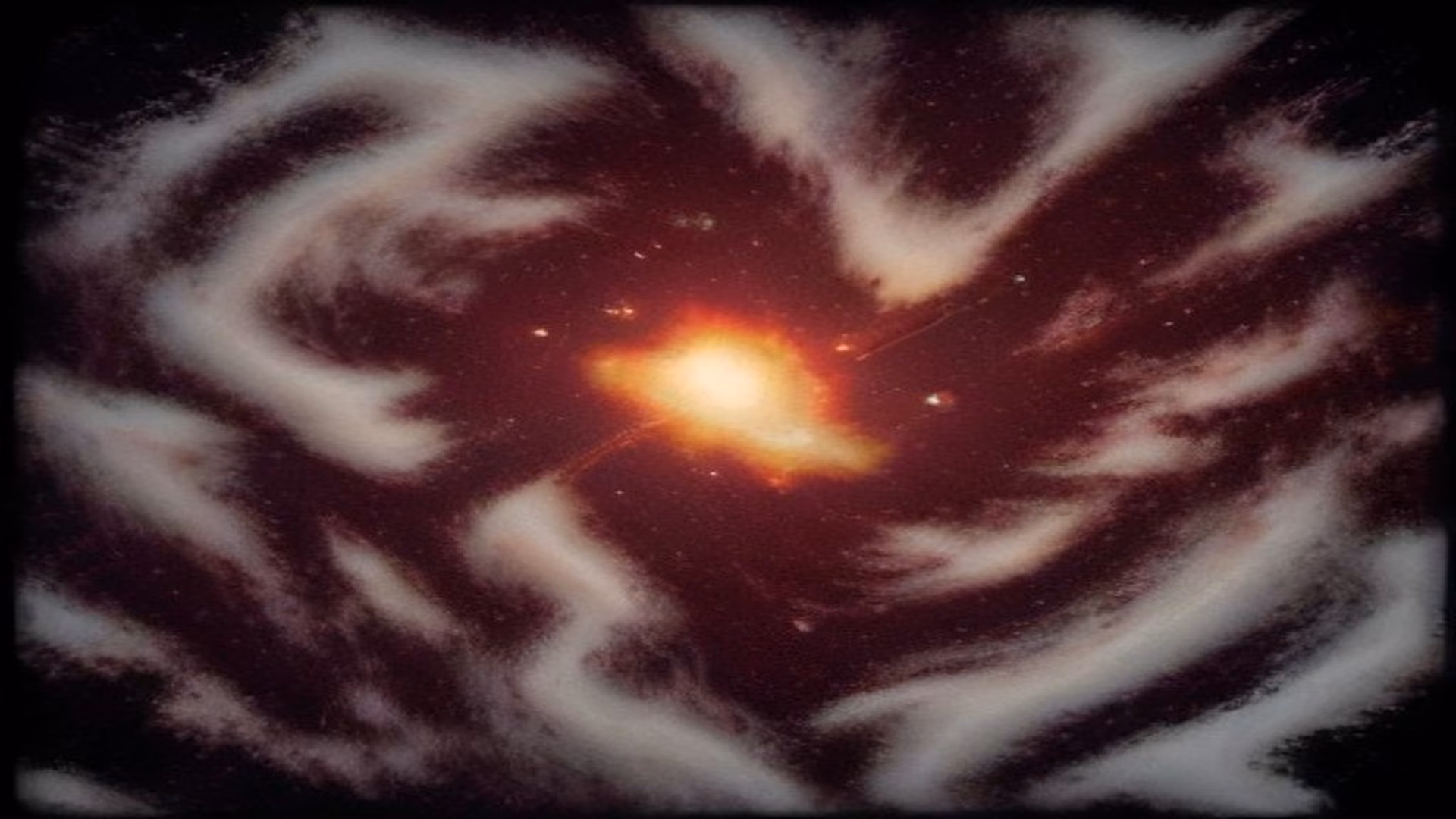 Painterly illustration of an atomically thin 2D semiconductor material surviving cosmic radiation in space, symbolizing 2D semiconductor radiation tolerance